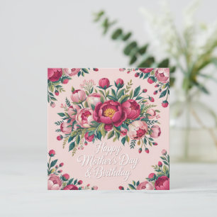 Cartes Pour Fêtes Annuelles Célébrer Maman Fête des Mères Anniversaire Magie