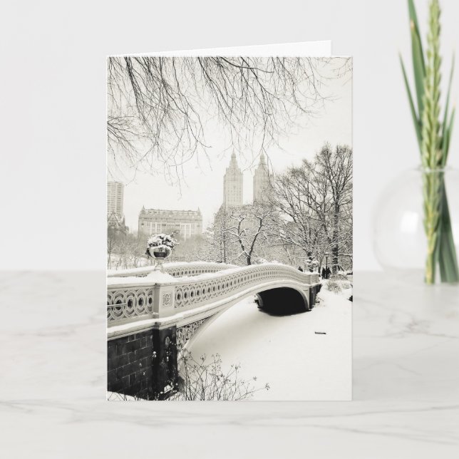 Cartes Pour Fêtes Annuelles Central Park - vacances de New York (Devant)