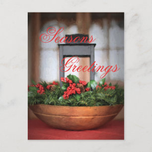 Cartes Pour Fêtes Annuelles Centre de table de Noël Vœux de saison