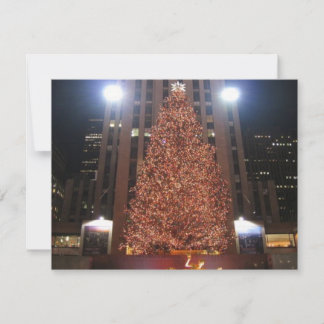 Cartes Pour Fêtes Annuelles Centre Rockefeller de l'arbre de Noël