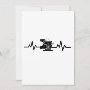 Cartes Pour Fêtes Annuelles Céramiste de poterie Heartbeat