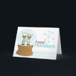 Cartes Pour Fêtes Annuelles Cerfs communs de Wayne et de Marie<br><div class="desc">Une illustration adorable des cerfs communs de Wayne et de Marie,  préfet pour votre premier Noël ensemble,  ou tout jour !</div>