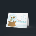 Cartes Pour Fêtes Annuelles Cerfs communs de Wayne et de Marie<br><div class="desc">Une illustration adorable des cerfs communs de Wayne et de Marie,  préfet pour votre premier Noël ensemble,  ou tout jour !</div>