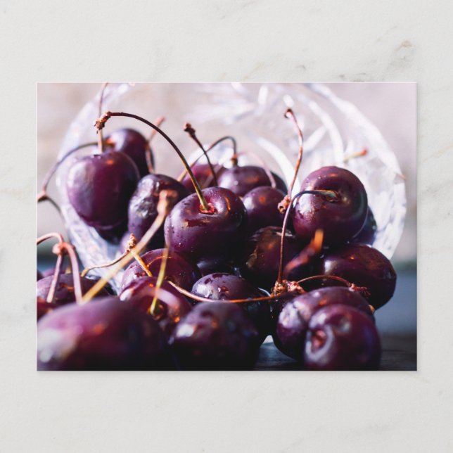 Cartes Pour Fêtes Annuelles Cerises (Devant)