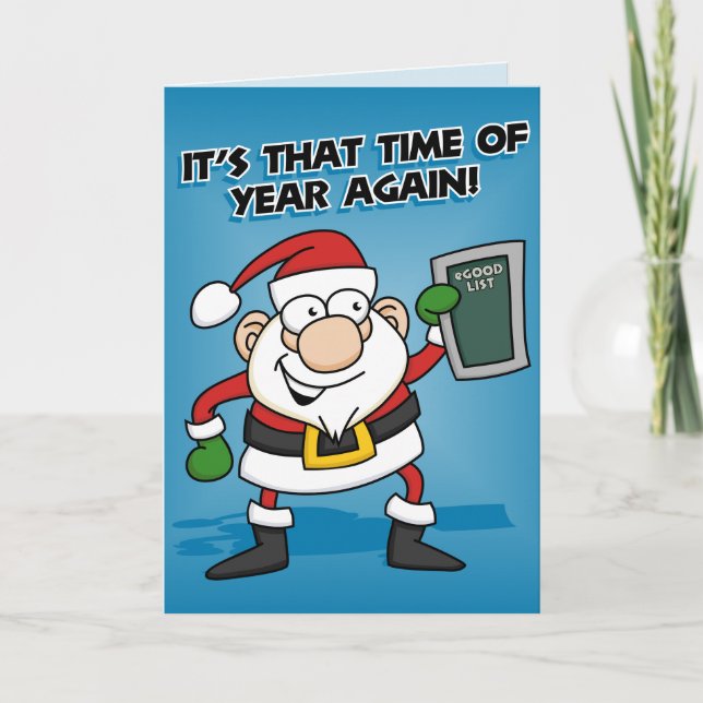 Cartes Pour Fêtes Annuelles C'est cette époque encore (Devant)