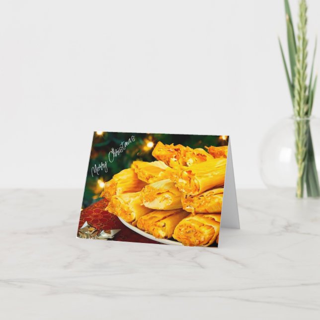 Cartes Pour Fêtes Annuelles C'est la saison de Tamales (Devant)