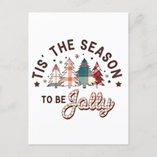 Cartes Pour Fêtes Annuelles C'est la saison d'être joyeux Noël Santa Xmas