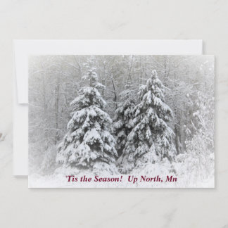Cartes Pour Fêtes Annuelles C'est la saison... En amont, Mn Vacances d'hiver