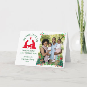 Cartes Pour Fêtes Annuelles C'EST LA SAISON Modern Family Photo Noël