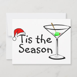 Cartes Pour Fêtes Annuelles C'Est Le Martini De Noël De La Saison