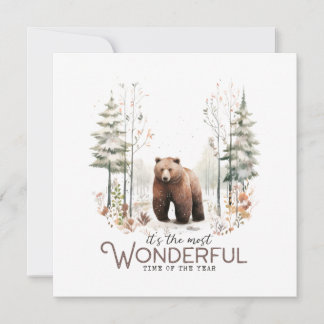 Cartes Pour Fêtes Annuelles C'est le moment le plus merveilleux de l'année, Ou