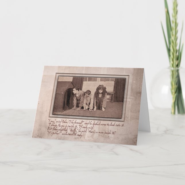 Cartes Pour Fêtes Annuelles C'est le père, s'est exclamé Wendy (Devant)