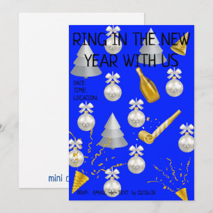 Cartes Pour Fêtes Annuelles C'est l'heure de la fête ! (vierge)