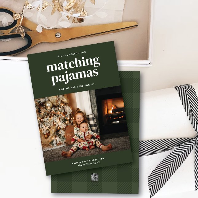 Cartes Pour Fêtes Annuelles 'C'est mignon Pyjamas Correspondant Saison Un Cart (Créateur téléchargé)