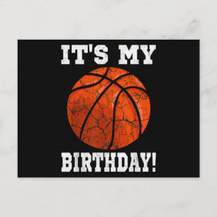 Cartes Pour Fêtes Annuelles C'est mon anniversaire Basketball Lover cadeau Ret