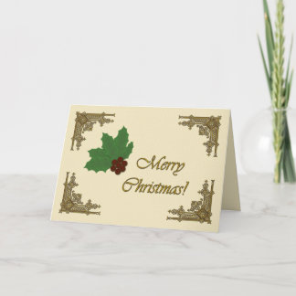 Cartes Pour Fêtes Annuelles C'est Noël ! Allez pour le baroque ! Arrière - pla