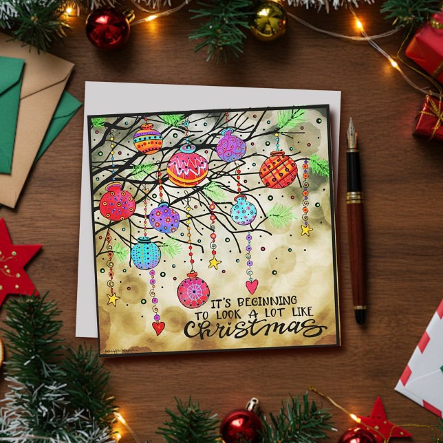 Cartes Pour Fêtes Annuelles C'est Noël tout à fait (Créateur téléchargé)