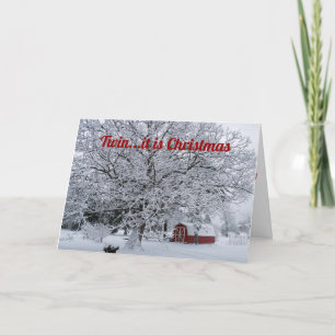 CARTES POUR FÊTES ANNUELLES C'EST NOËL TWIN-HOPE C'EST SPÉCIAL COMME VOUS