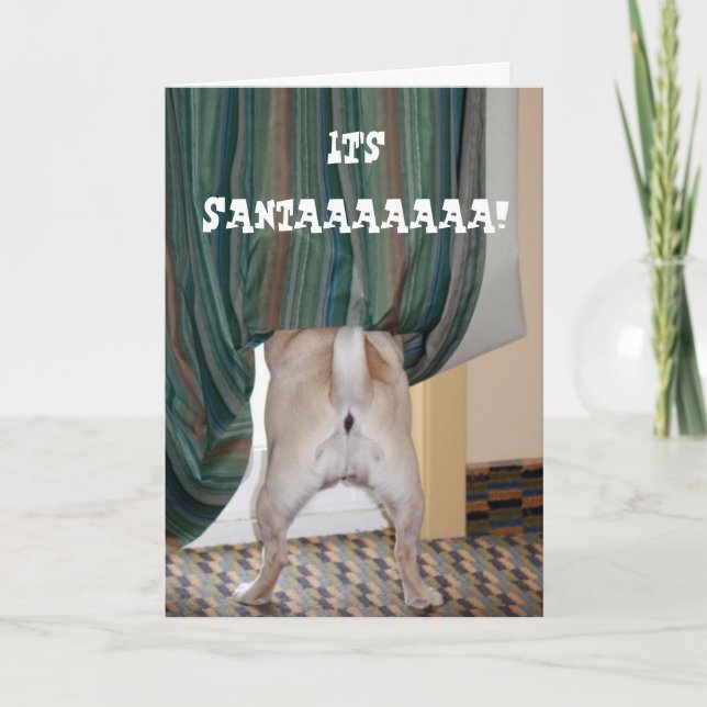 Cartes Pour Fêtes Annuelles c'est père Noël ! (Devant)