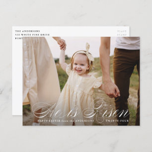 Cartes Pour Fêtes Annuelles C'est Risen Script Easter Photo