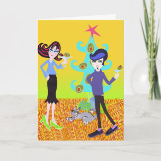 Cartes Pour Fêtes Annuelles C'est un Noël Martini