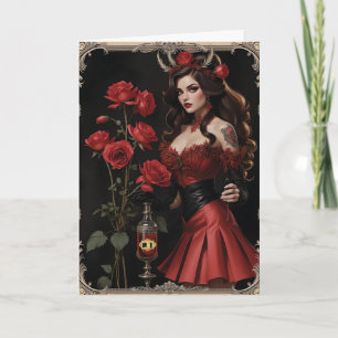 Cartes Pour Fêtes Annuelles C'est une femme Love Potion Valentine