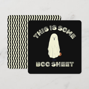 Cartes Pour Fêtes Annuelles C'est une feuille de Boo – Fantôme drôle d'Hallowe