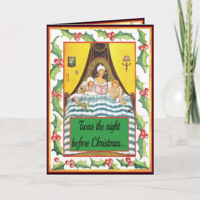 Cartes Pour Fêtes Annuelles C'était la nuit avant Noël (Devant)