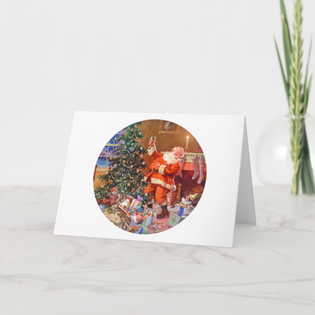 Cartes Pour Fêtes Annuelles 'C'était la nuit avant Noël (Devant)