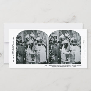 Cartes Pour Fêtes Annuelles C'était la nuit avant Noël Stéréoview 1897