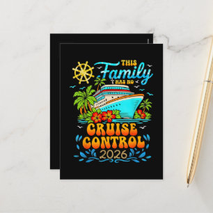 Cartes Pour Fêtes Annuelles Cette croisière familiale n'a aucun contrôle Vacan