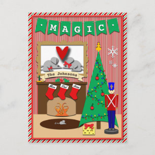 Cartes Pour Fêtes Annuelles Cette nuit avant Noël ・ 3 Stockage