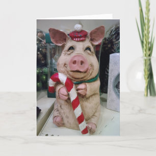 CARTES POUR FÊTES ANNUELLES CETTE PETITE PIGGIE** VOUS AIME*** À NOËL