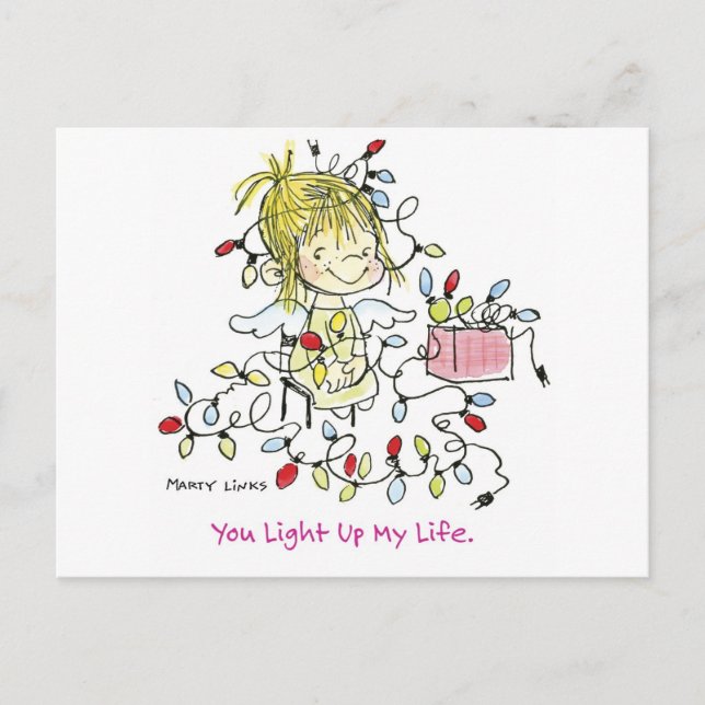 Cartes Pour Fêtes Annuelles CH-001 Christmas Light Life (Devant)