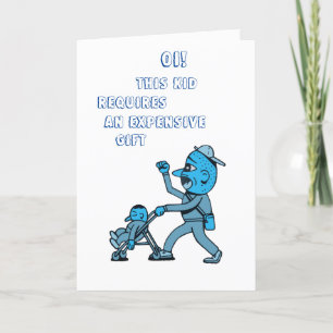 Cartes Pour Fêtes Annuelles Chaise bébé.