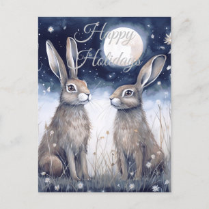 Cartes Pour Fêtes Annuelles Chalet d'hiver de Noël