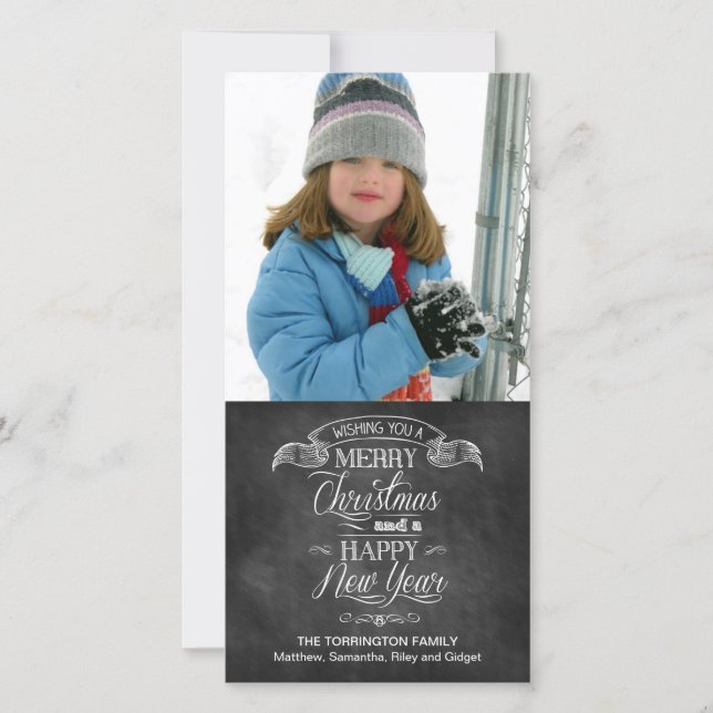 Cartes Pour Fêtes Annuelles Chalet Noël (Devant)
