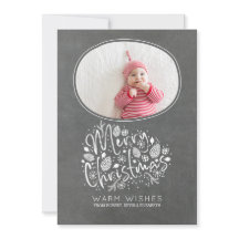 Chaleureux voeux Joyeux Noël Photo