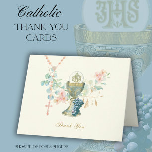 Cartes Pour Fêtes Annuelles Chalice eucharistique Première Communion Ordinatio