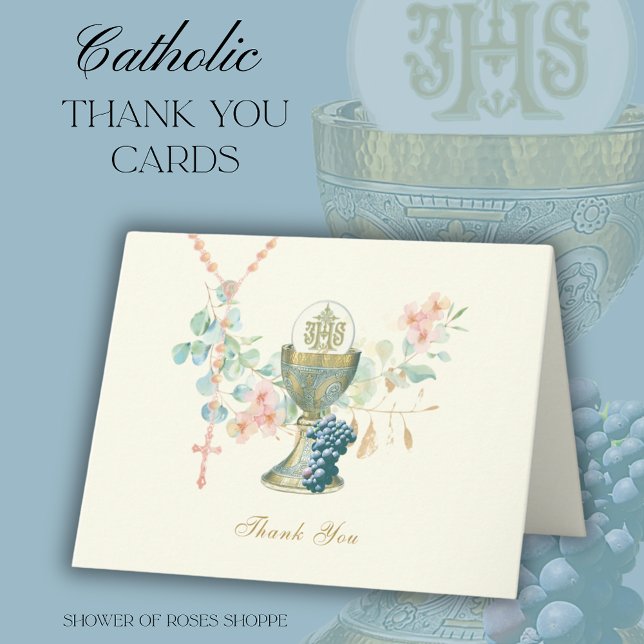 Cartes Pour Fêtes Annuelles Chalice eucharistique Première Communion Ordinatio (Créateur téléchargé)