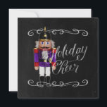 Cartes Pour Fêtes Annuelles Chalkboard de vacances pourpre et noir rouge<br><div class="desc">Des objets de vacances à thème conçus par Umua. Imprimé et expédié par Zazzle ou ses filiales.</div>