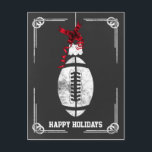 Cartes Pour Fêtes Annuelles chalkboard football player Christmas Cards<br><div class="desc">chalkboard football ornament Holiday Greeting Cards by interest. Professional holiday cards are industry specific holiday greetings cards. These occupation specific holiday cards will add a touch of uniqueness to your Holiday greetings</div>