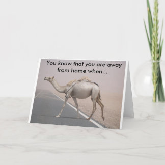 Cartes Pour Fêtes Annuelles Chameau c