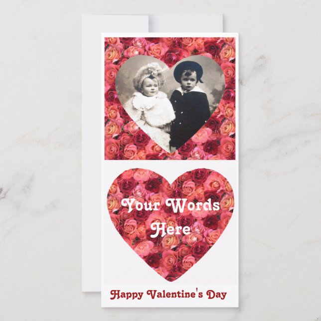 Cartes Pour Fêtes Annuelles CHAMP rose, rouge vif rose rouge vif (Devant)