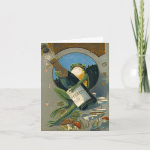Cartes Pour Fêtes Annuelles Champagne millésimé Nouvel An