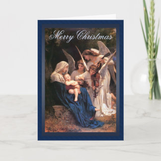 Cartes Pour Fêtes Annuelles Chanson de Noël d'anges