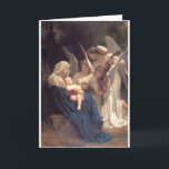 Cartes Pour Fêtes Annuelles Chanson des anges - William-Adolphe Bouguereau<br><div class="desc">Chanson des anges - William-Adolphe Bouguereau</div>