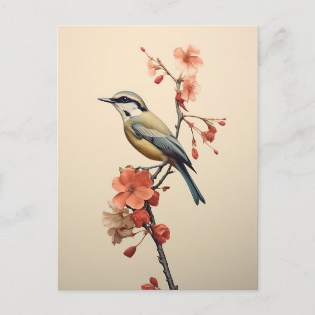 Cartes Pour Fêtes Annuelles Chanson du printemps (Devant)