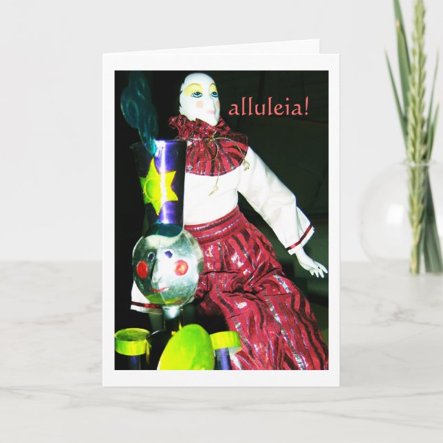 Cartes Pour Fêtes Annuelles Chant de joie (Devant)