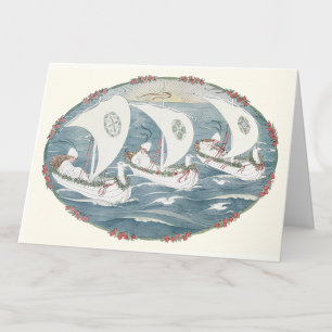 Cartes Pour Fêtes Annuelles Chant de Noël vintage par H. Willebeek Le Mair